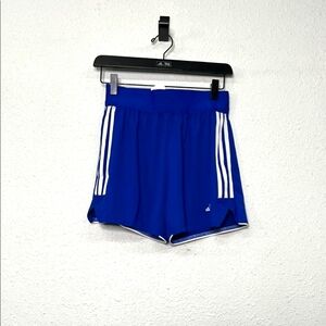 Adidas Aeroready Women's Size LARGE Blue Athletic Shorts NWT